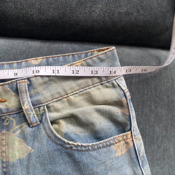 NWT Aelfric Eden Floral Baggy Jeans, Size 28 - Picture 5 of 12